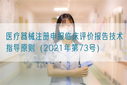 醫療器械注冊申報臨床評價報告技術指導原則（2021年第73號）(圖1)