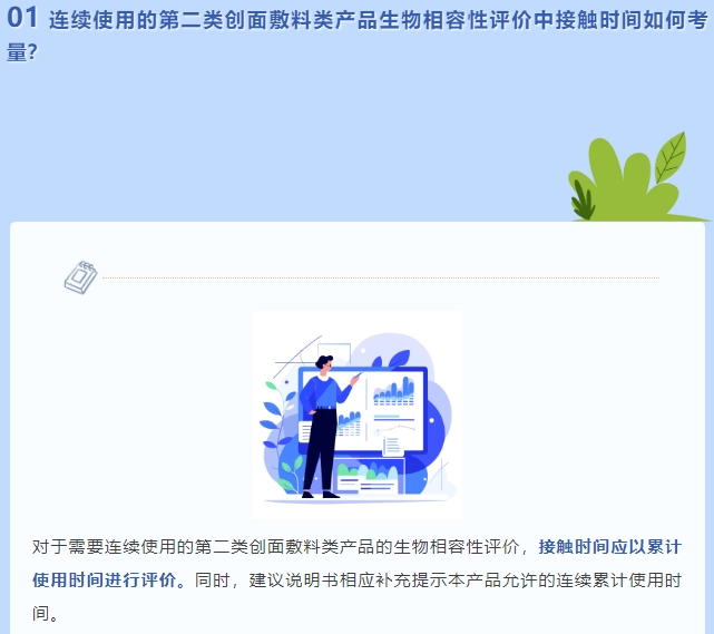 連續使用的第二類創面敷料類產品生物相容性評價中接觸時間如何考量？(圖2)