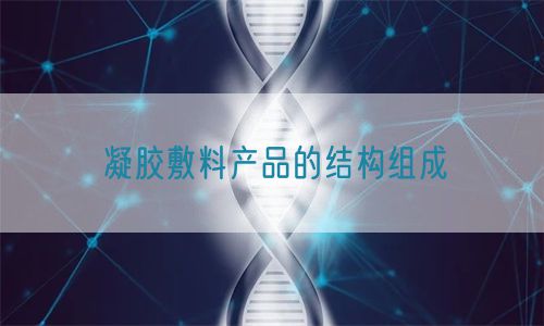 凝膠敷料產品的結構組成(圖1)