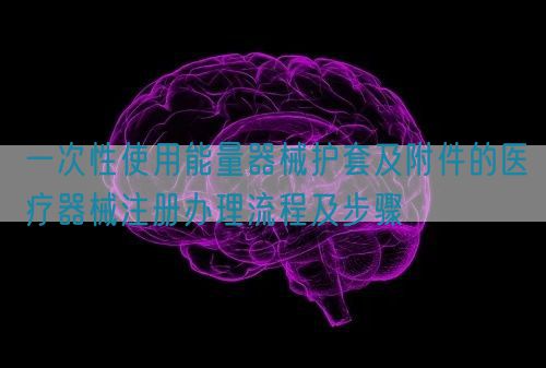 一次性使用能量器械護套及附件的醫療器械注冊辦理流程及步驟(圖1)